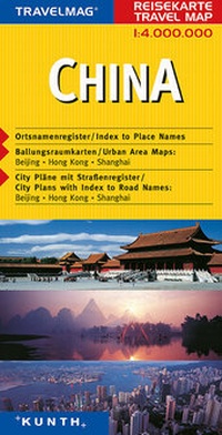 Abbildung von: KUNTH Reisekarte China 1:4 Mio. - Kunth Verlag