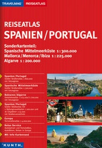 Abbildung von: KUNTH Reiseatlas Spanien / Portugal 1:300000 / 1:800000 - Kunth Verlag