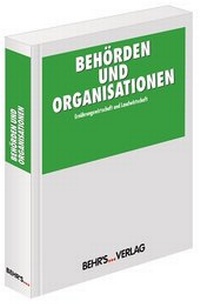 Abbildung von: Behörden und Organisationen 2012/2013 - Behr's GmbH