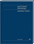 Cover: Josef Gabriel Rheinberger / S&auml;mtliche Werke: Weltliche Chormusik II f&uuml;r M&auml;nnerchor a cappella - Carus-Verlag