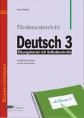 Cover: F&ouml;rderunterricht Deutsch 3 - Stolz