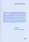 Cover: Harald Wanger - Carus-Verlag