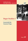 Cover: Reger-Studien 7 - Carus-Verlag