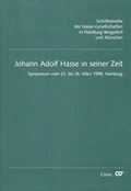 Cover: Adolf Hasse in seiner Zeit - Carus-Verlag