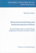 Cover: Konzentrationsleistungen und Aufmerksamkeitsverhalten - Roderer Verlag