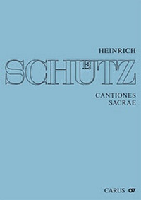 Abbildung von: Heinrich Schütz: Cantiones sacrae - Carus-Verlag