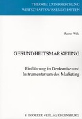 Cover: Gesundheitsmarketing - Roderer Verlag