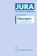 Cover: &Uuml;bungen im B&uuml;rgerlichen Recht - De Gruyter