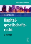 Abbildung von: Kapitalgesellschaftsrecht - De Gruyter
