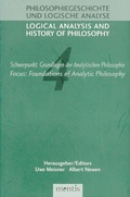 Cover: Schwerpunkt: Grundlagen der Analytischen Philosophie / Focus: Foundations of Analytic Philosophy - Brill Deutschland