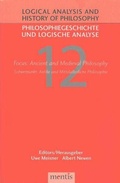 Cover: Focus: Ancient and Medieval Philosophy/Schwerpunkt: Antike und Mittelalterliche Philosophie - Brill Deutschland