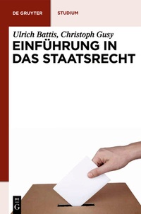 Abbildung von: Einführung in das Staatsrecht - De Gruyter