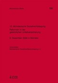 Cover: 12. M&uuml;nsterische Sozialrechtstagung - VVW Verlag Versicherungswirtschaft
