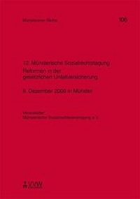 Abbildung von: 12. Münsterische Sozialrechtstagung - VVW Verlag Versicherungswirtschaft