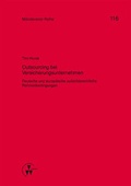 Cover: Outsourcing bei Versicherungsunternehmen - VVW Verlag Versicherungswirtschaft