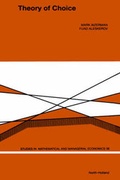 Cover: Theory of Choice: Volume 38 - North-Holland