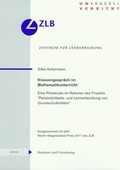 Cover: Klassengespr&auml;ch im Mathematikunterricht - Kassel University Press