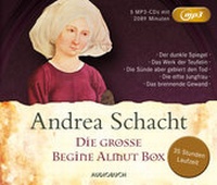 Abbildung von: Die große Begine Almut Box (Der dunkle Spiegel, Die Sünde aber gebiert den Tod, Das Werk der Teufelin, Die elfte Jungfrau, Das brennende Gewand) - steinbach sprechende bücher