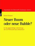 Cover: Neuer Boom oder neue Bubble? - VSA