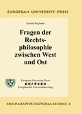 Cover: Fragen der Rechtsphilosophie zwischen West und Ost - Bochumer Universit&auml;tsverlag Westdeutscher Universit&auml;tsverlag