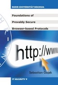 Cover: Foundations of provably secure browser-based protocols - Bochumer Universit&auml;tsverlag Westdeutscher Universit&auml;tsverlag