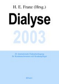 Abbildung von: Dialyse 2003 - Pabst Science Publishers