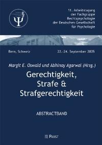 Abbildung von: Gerechtigkeit, Strafe & Strafgerechtigkeit - Pabst Science Publishers