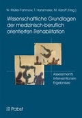 Cover: Wissenschaftliche Grundlagen der medizinisch-beruflich orientierten Rehabilitation - Pabst Science Publishers