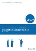 Cover: Information nutzbar machen - Pabst Science Publishers