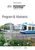 Cover: 8th Biennial Conference Environmental Psychology - Pabst Science Publishers