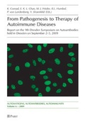 Cover: From Pathogenesis to Therapy of Autoimmune Diseases - Pabst Science Publishers