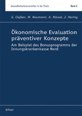 Cover: &Ouml;konomische Evaluation pr&auml;ventiver Konzepte - Pabst Science Publishers