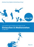 Cover: Eintauchen in Medienwelten - Pabst Science Publishers