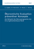 Cover: &Ouml;konomische Evaluation pr&auml;ventiver Konzepte - Pabst Science Publishers