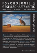 Cover: Identit&auml;t . Analyse - Pabst Science Publishers