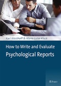 Cover: How to Write and Evaluate Psychological Reports - Pabst Science Publishers