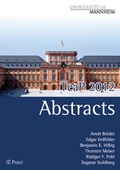 Cover: TeaP 2012 - Pabst Science Publishers