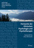 Cover: Horizonte der Klinischen Psychologie und Psychotherapie - Pabst Science Publishers