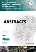 Cover: 48. Kongress der Deutschen Gesellschaft f&uuml;r Psychologie - Pabst Science Publishers