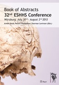 Cover: 32nd ESHHS Conference - Pabst Science Publishers