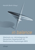Cover: in balance. - Pabst Science Publishers
