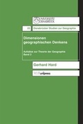 Cover: Dimensionen geographischen Denkens - V&R unipress