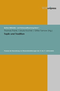 Abbildung von: Topik und Tradition - V&R unipress