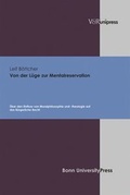 Cover: Von der L&uuml;ge zur Mentalreservation - V&R unipress