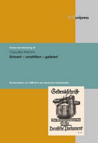 Abbildung von: Erinnert - umstritten - gefeiert - V&R unipress