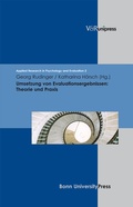Cover: Umsetzung von Evaluationsergebnissen: Theorie und Praxis - V&R unipress