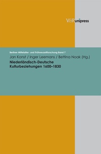 Abbildung von: Niederländisch-Deutsche Kulturbeziehungen 1600-1830 - V&R unipress