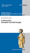 Cover: In Memoriam Wendelin Schmidt-Dengler - V&R unipress