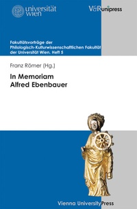Abbildung von: In Memoriam Alfred Ebenbauer - V&R unipress
