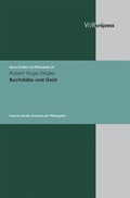 Cover: Buchstabe und Geist - V&R unipress